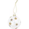 Bola De Navidad De Cristal Estrellas Doradas Ø 8 Cm