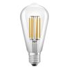 Bombilla Led Ledvance St64 E27 Transparente 4w 840lm 3000k Ip20  320 ° [lv-4099854002946]