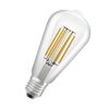 Bombilla Led Ledvance St64 E27 Transparente 4w 840lm 3000k Ip20  320 ° [lv-4099854002946]