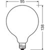 Ledvance/osram Bombilla Led "classic" E27 11w 1521lm 2700k 300º Ip20 Regulable