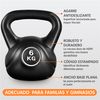 Kettlebell De Hormigón Pesa Rusa 8kg Culturismo En Casa Gimnasio 6kg