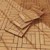 27pcs Baldosas Madera Abeto 30x30x2cm(2.6m²) Para Patio Interiores