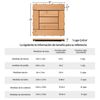 27pcs Baldosas Madera Abeto 30x30x2cm(2.6m²) Para Patio Interiores