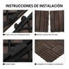 27x Suelo De Madera Para 2,6 M² Baldosas De Abeto 30x30cm Terraza