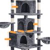 Árbol Rascador Para Gatos Torre Escalador Para 1-3 Gatos 50x50x130cm