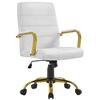 Silla De Oficina Silla De Escritorio Giratoria Altura Ajutable Blanco