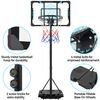 Canasta Baloncesto Exterior Con Ruedas Para Niños Y Adultos 216-246cm