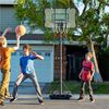 Canasta Baloncesto Exterior Con Ruedas Para Niños Y Adultos 216-246cm