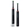 Cepillo Dental Oral-b Pro 3 3900 Pack 2 Negro