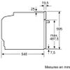 Bosch Horno Empotrado 71l 60cm Con Pirólisis Negra - Hba573eb0