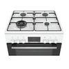 Bosch Cocina Mixta Tiene 66l 4 Luces Blanca - Hxr39ih20