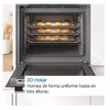 Horno Bosch Hra574bs0 Cristal Negro Inox Pirólisis