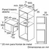 Microondas Integrable Balay 3cg5172n2 Cristal Neg