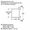 Microondas Integrable Balay 3cg5142x3 Inox 50cm