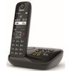 Gigaset Teléfono Inalámbrico Dect Negro Con Contestador Automático - As690anoir