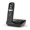 Gigaset As690a Teléfono Dect/analógico Negro Identificador De Llamadas