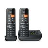 Gigaset Comfort 550a Duo Teléfono Dect/analógico Identificador De Llamadas Negro