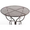 Clp Mesa Jardin  Amanda  Ø 70 Cm Metal Bronce Ø 70 Cm