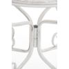 Clp Mesa Jardin  Amanda  Ø 70 Cm Metal Blanco Antiguo Ø 70 Cm