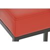 Clp Taburete Montreal 85 Simil Cuero Rojo 37x37x85 Cm