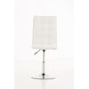 Clp Silla De Comedor Peking Simil Cuero Blanco 56x43x90 Cm