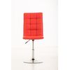 Clp Silla De Comedor Peking Simil Cuero Rojo 56x43x90 Cm