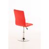 Clp Silla De Comedor Peking Simil Cuero Rojo 56x43x90 Cm