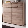 Mueble Recibidor 3 Piezas Roble Claro Con Espejo Aurel 170 170 Cm