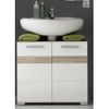 Armario De Lavabo Set-one Blanco Y Roble San Remo Claro Trendteam