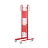 Dancop Expanding Barrier Red-white 3.6m With Wheels