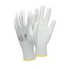 12x Guantes Pu Talla 8-m Negro Ideal Construcción Antideslizantes