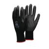 72x Guantes Trabajo Pu Talla 11-xxl Nylon Gris Ideal Constructores Mecánicos Jardinería Antideslizantes