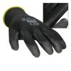 24x Guantes Pu Talla 8-m Negro Ideal Constructores Mecánicos Jardinería Antideslizantes