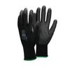 12 Pares Guantes De Trabajo Con Revestimiento Negro Ecd Germany