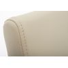 Clp Silla De Comedor Colmar Simil Cuero Crema 50x40x88 Cm