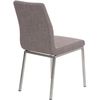 Clp Silla De Comedor Colmar En Tela Gris 50x40x88 Cm