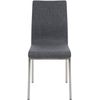 Clp Silla De Comedor Colmar En Tela Gris Oscuro 50x40x88 Cm