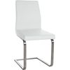 Clp Silla De Comedor Belfort Simil Cuero Blanco 50x40x90 Cm