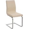 Clp Silla De Comedor Belfort En Tela Crema 50x40x90 Cm