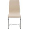 Clp Silla De Comedor Belfort En Tela Crema 50x40x90 Cm