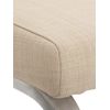 Clp Silla De Comedor Belfort En Tela Crema 50x40x90 Cm