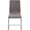 Clp Silla De Comedor Belfort En Tela Gris 50x40x90 Cm