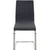 Clp Silla De Comedor Belfort En Tela Gris Oscuro 50x40x90 Cm