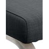 Clp Silla De Comedor Belfort En Tela Gris Oscuro 50x40x90 Cm