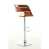 Clp Taburete De Bar Kingston Simil Cuero Nogal/crema 48x50x88 Cm