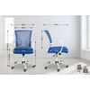 Clp Silla De Oficina Tracy Microfibra Azul 56.5x59x94 Cm