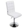 Clp Silla De Comedor Peking V2 Simil Cuero Blanco 59x43x90 Cm