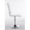 Clp Silla De Comedor Peking V2 Simil Cuero Blanco 59x43x90 Cm