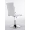 Clp Silla De Comedor Peking V2 Simil Cuero Blanco 59x43x90 Cm