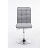 Clp Silla De Comedor Peking V2 Tela Gris Claro 59x43x90 Cm